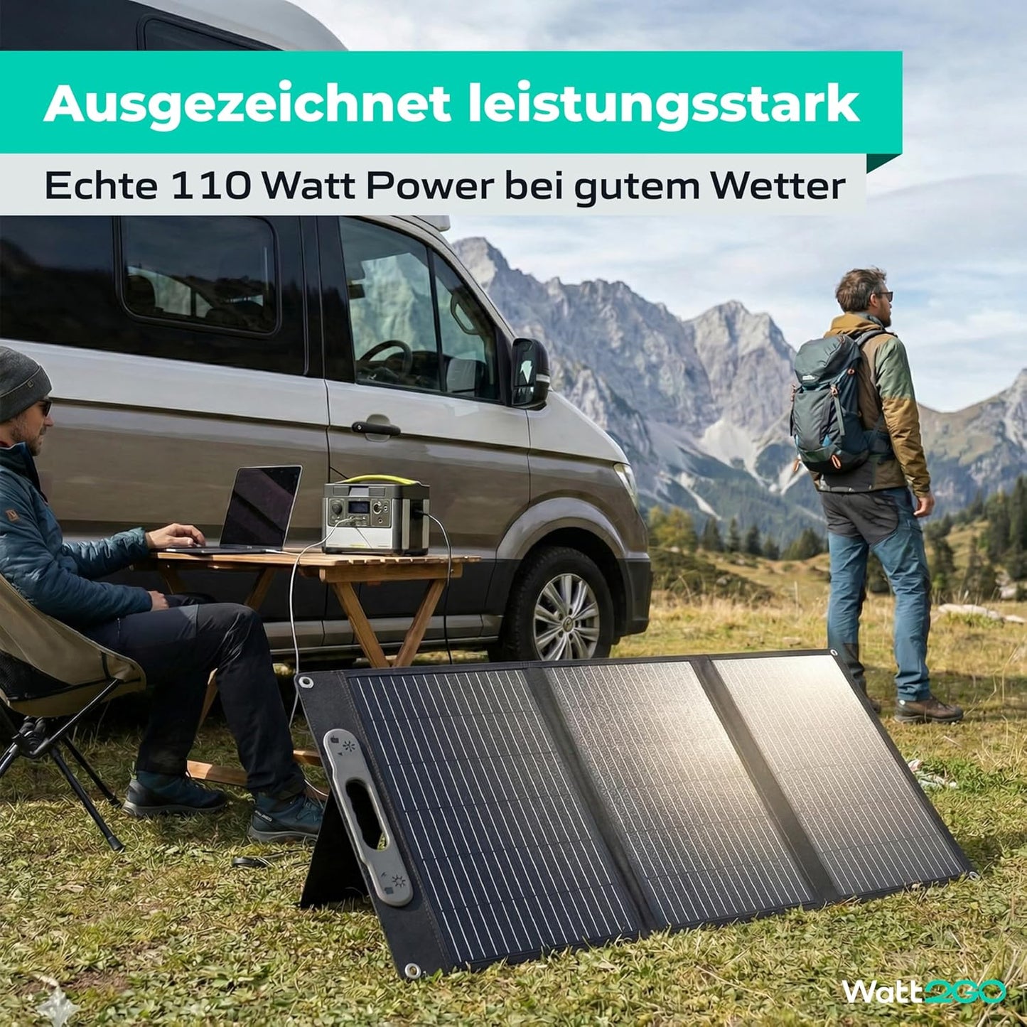 Watt2Go 110W Solarpanel